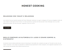 Tablet Screenshot of honestcooking.it