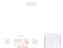 Tablet Screenshot of honestcooking.com